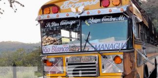 Fuerte encontronazo entre camión y bus en Carretera Matiguas-Río Blanco