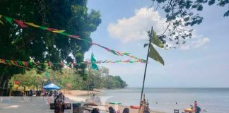 Playa Mango, reconocida como unas de las playas más limpias de Ometepe