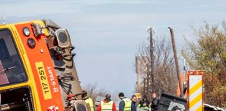 Aparatoso accidente en Hungría