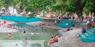 Ciudadanos de todo el país visitaron el balneario "El Trapiche" en Tipitapa