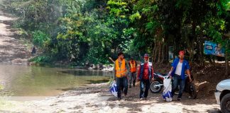 Alcaldía de Río Blanco, Matagalpa; limpia los diferentes ríos de la localidad