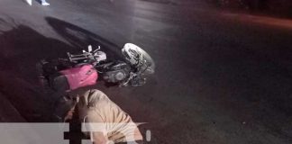 Motociclista grave tras sufrir accidente de tránsito en Juigalpa