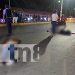 Pareja resultan lesionados tras sufrir fuerte accidente en Managua