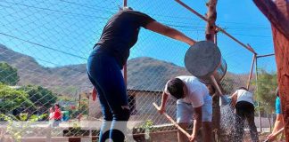 Realizan siembra de hortalizas en centros escolares de Jinotega