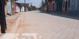 Estelí: Continúan obras de adoquinado en barrios