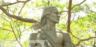 Estatua del Cacique Diriangén en Nicaragua