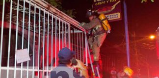 Incendio en una vivienda del barrio Venezuela, Managua