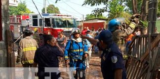 Incendio consume enseres de una vivienda en un barrio de Managua