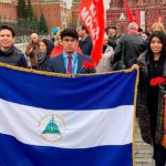 Estudiantes de Nicaragua participa en ceremonia del natalicio de Vladimir Ilich Lenin