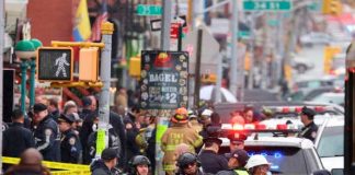 ¡De terror! Tiroteo en el metro de Nueva York deja 13 heridos