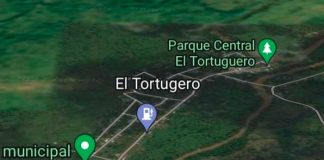 Mapa satelital de El Tortuguero, Caribe