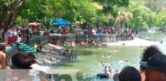 Familias visitan centro turístico El Trapiche en Tipitapa