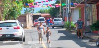 ALMA rehabilitó el 100% de calles en Bo. Farabundo Martí de Managua