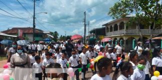 Caminata por jornada de salud y vacunación en Bilwi