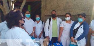 Jornada de vacunación en barrios de Managua