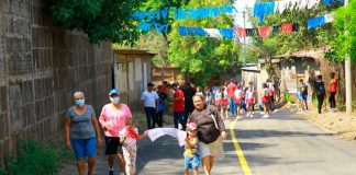 Vista Xolotlán, Managua, con calles mejoradas