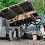 Masaya: Fuerte accidente de tránsito deja un lesionado