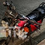 Choque entre dos motos deja un lesionado en Juigalpa