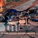 Dos lesionados en accidente en las cercanías de las piedrecitas, Managua