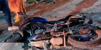 Dos lesionados en accidente en las cercanías de las piedrecitas, Managua