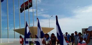 Con relevo de banderas, conmemoran en Nicaragua el Día de la Dignidad Nacional