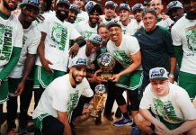 celtics, nba, celebracion, tatum, conferencia