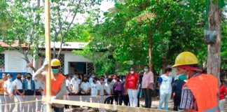 Obras de mejoramiento para colegio público en Tipitapa