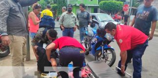 Accidente de tránsito con lesionados en Managua