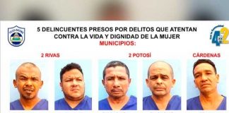 Captura de varios delincuentes en Rivas