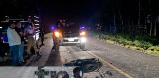 Jalapa: Motociclista y acompañante lesionados al impactar contra camioneta