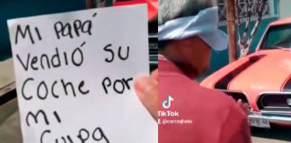 Joven compra el auto que su papá vendió para que él estudiara