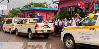 El MINSA en Chontales, recibe ambulancia y dos camionetas