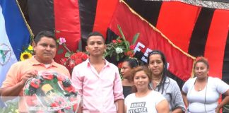 Familias de la Isla de Ometepe conmemoran a Carlos Fonseca