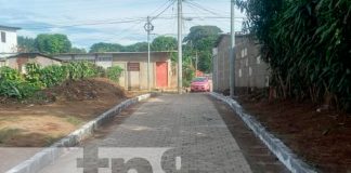 Inauguran calle para el pueblo en un barrio de San Marcos