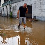 Pueblos cercanos al lago de Como en Italia se inundan por temporal