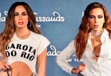 Revelan figura de cera de Anitta y luce muy sensual