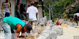 Foto: Avanza adoquinado en el centro histórico de Jalapa / TN8