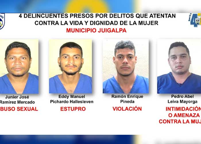 Chontales: 11 Sujetos detenidos por delitos de peligrosidad 