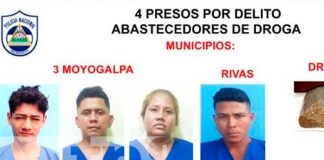 Foto: Policía de Rivas logra la captura de delincuentes ligados a delitos de peligrosidad / TN8