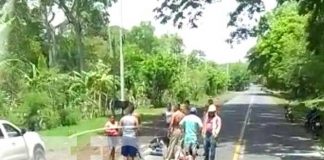 Pareja de ciclistas resultan lesionados en la Isla de Ometepe