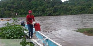 Lugar del Río Coco, en Nueva Segovia, donde perdió la vida un hombre