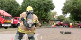 Capacitación para bomberos en Nicaragua