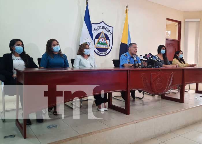 Presentación policial de informe de juventud y adolescencia en Nicaragua