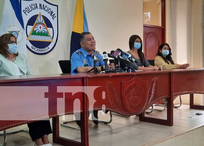 Presentación policial de informe de juventud y adolescencia en Nicaragua