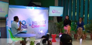 Presentación del evento Mentes Creativas, en Nicaragua