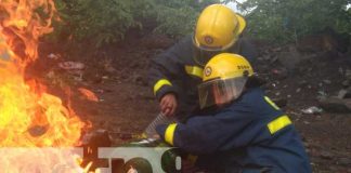 Control de incendio gracias a bomberos de Ometepe