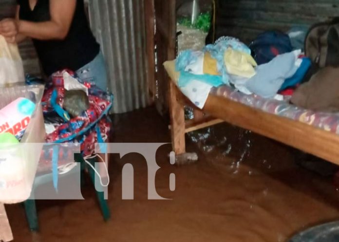 Más familias afectadas tras fuertes lluvias en Tipitapa