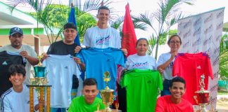 Movimiento Deportivo Alexis Arguello de Juventud Sandinista 19 de Julio, realizó entrega de uniformes