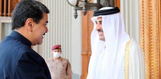 El Emir de Catar recibe con honores al Presidente de Venezuela