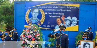 Conmemoran legado de Walter Mendoza Martinez en Masaya